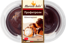 Изображение товара Пирожное MARCELO DOLCE Профитроли шоколадные, 110г