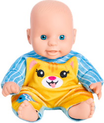 Изображение товара Игрушка FANCY DOLLS Маленький пупс, одетый в милую пижаму с рисунком, Арт. PU27, PU28