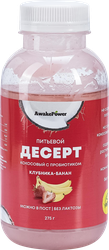 Изображение товара Десерт питьевой AWAKE POWER Кокосовый Клубника, банан, без змж, 275г