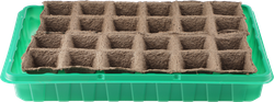Изображение товара Набор для выращивания рассады GIARDINO CLUB с торфяными горшочками 5х5см 24шт, Арт. 64672