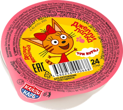 Изображение товара Десерт желейный ТРИ КОТА Джелли Лапка, 24г