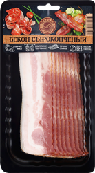 Изображение товара Бекон сырокопченый МЯСНАЯ ИСТОРИЯ нарезка 150 г