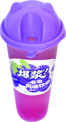 Изображение товара Напиток сокосодержащий ФРУКТОВЫЙ ЗВЕЗДНЫЙ ЛУЧ со вкусом винограда с мякотью, 0.62л