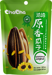 Изображение товара Семечки CHACHA натуральной обжарки без вкусовых добавок, 130г