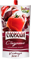 Изображение товара Кетчуп СЛОБОДА С базиликом, 300г