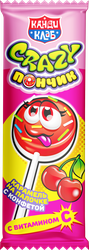Изображение товара Карамель КАНДИ КЛАБ Crazy Пончик ассорти, на палочке, 10г