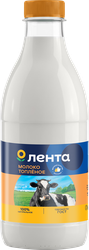 Изображение товара Молоко пастеризованное топленое ЛЕНТА 3,2%, без змж, 400мл