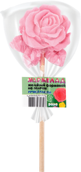 Изображение товара Мармелад желейный САХАРОВАРЪ Роза на палочке 25г - вкусное сладкое лакомство для детей и взрослых