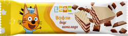 Изображение товара Вафли LEON BABY Три Кота, со вкусом шоколада, 27г