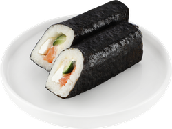 Изображение товара Ролл ЙУМИ Первая симфония с семгой и творожным сыром, 180г