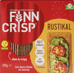 Изображение товара Хлебцы ржаные FINN CRISP Rustikal хрустящие с тмином, 200г