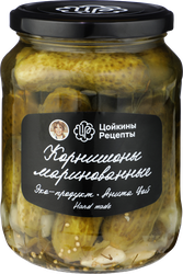 Изображение товара Корнишоны маринованные ЦОЙКИНЫ РЕЦЕПТЫ, 610г