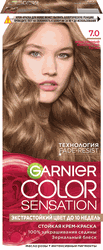 Изображение товара Крем-краска для волос GARNIER Color sensation 7.0 Изысканный золотистый топаз, 112мл