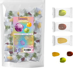 Изображение товара Мармелад жевательный FLAVIMENTO Mango&grape mix двухслойный с натуральным соком, 500г