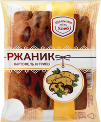 Изображение товара Ржаник ЩЕЛКОВОХЛЕБ с картофелем и грибами, 80г