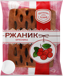 Изображение товара Ржаник ЩЕЛКОВОХЛЕБ с брусникой, 80г