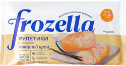 Изображение товара Рулетик замороженный FROZELLA Греческий, с заварным кремом, 240г