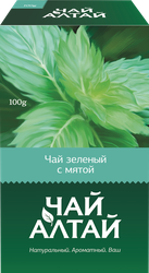 Изображение товара Чай зеленый ЧАЙ АЛТАЙ с мятой, 100г