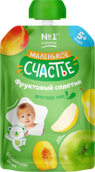 Изображение товара Фруктовое пюре МАЛЕНЬКОЕ СЧАСТЬЕ Фруктовый салатик