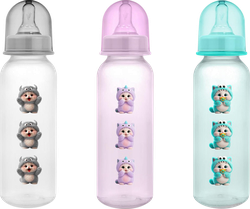 Изображение товара Бутылочка для кормления МАМИНА РАДОСТЬ Классика 250мл, с соской S, Арт. КК1408