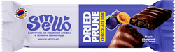 Изображение товара Батончик SMELLO с начинкой из сушеной сливы в темном шоколаде 42г