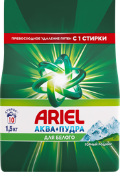 Изображение товара Средство моющее ARIEL Автомат Горный родник, порошкообразное, 1,5кг