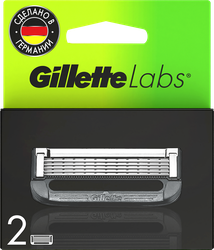 Изображение товара Кассеты сменные для бритья GILLETTE Labs для безопасных бритв, 2шт