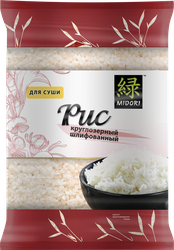 Изображение товара Рис круглозерный для суши MIDORI шлифованный, 450г