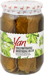 Изображение товара Листья виноградные консервированные YAN, 720г - готовый ингредиент