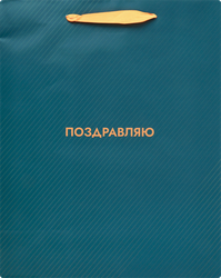 Изображение товара Подарочный пакет CITY HOME TRADE Special Men 31,5х25,5х11см бумага