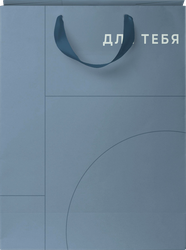 Изображение товара Пакет подарочный CITY HOME TRADE Basic Men 14,6х11,4х6,4см, 1шт