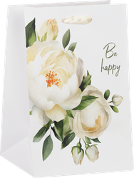 Изображение товара Подарочный пакет CITY HOME TRADE Peony 14х19х9см для подарков