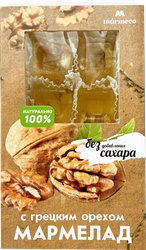 Изображение товара Мармелад желейный MARMECO с грецким орехом, без добавления сахара, 170г