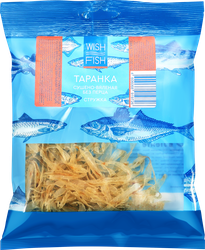 Изображение товара Вяленая путасса без перца WISH FISH 20г натуральная с высоким содержанием белков