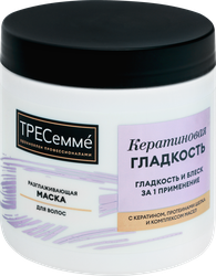 Изображение товара Маска для волос ТРЕСЕММЕ Разглаживающая кератиновая гладкость 500мл