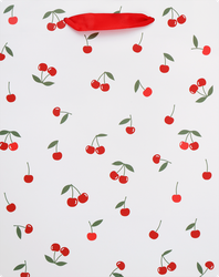 Изображение товара Подарочный пакет CITY HOME TRADE Cherry Lady 22,7х18х10см стильный и прочный