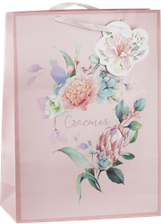 Изображение товара Подарочный пакет CITY HOME TRADE Special Flower премиум 41х31х12см для подарков