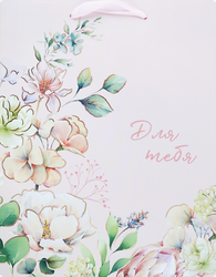 Изображение товара Подарочный пакет CITY HOME TRADE Special Flower 22,7х18х10см, бумага, эффект