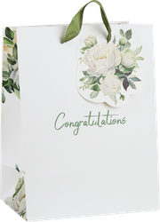 Изображение товара Подарочный пакет CITY HOME TRADE Peony премиум 22,7х18х10см