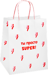 Изображение товара Пакет подарочный CITY HOME TRADE Bestie 24x28x14см, 1шт