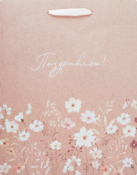 Изображение товара Подарочный пакет CITY HOME TRADE HONEY Крафт 23х18х10см 1шт для подарков