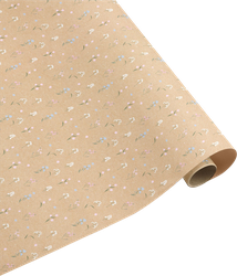 Изображение товара Бумага декоративная CITY HOME TRADE Spring flower в стиле крафт 70х100см, 80г, 1шт