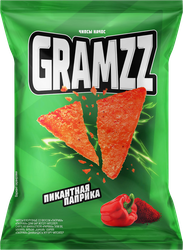 Изображение товара Чипсы кукурузные GRAMZZ Начос, со вкусом паприки, 55г