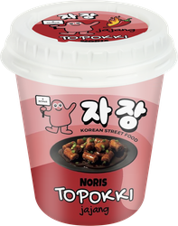 Изображение товара Рисовые палочки NORIS Топокки с соусом джаджанг 250 г корейский продукт