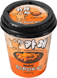 Изображение товара Рисовые палочки NORIS Топокки с соусом карри, 112г