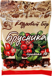 Изображение товара Брусника КЕДРОВЫЙ БОР сушеная, 50г