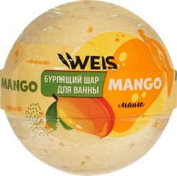 Изображение товара Бурлящий шар для ванны WEIS Mango, 160г