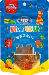 Изображение товара Конфеты жевательные AMOS 4D Лего, 72г