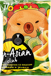 Изображение товара Луковые колечки PAN ASIAN со вкусом сметаны и зелени, 100г