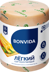 Изображение товара Сыр BONVIDA Легкий полутвердый 35%, без змж, весовой